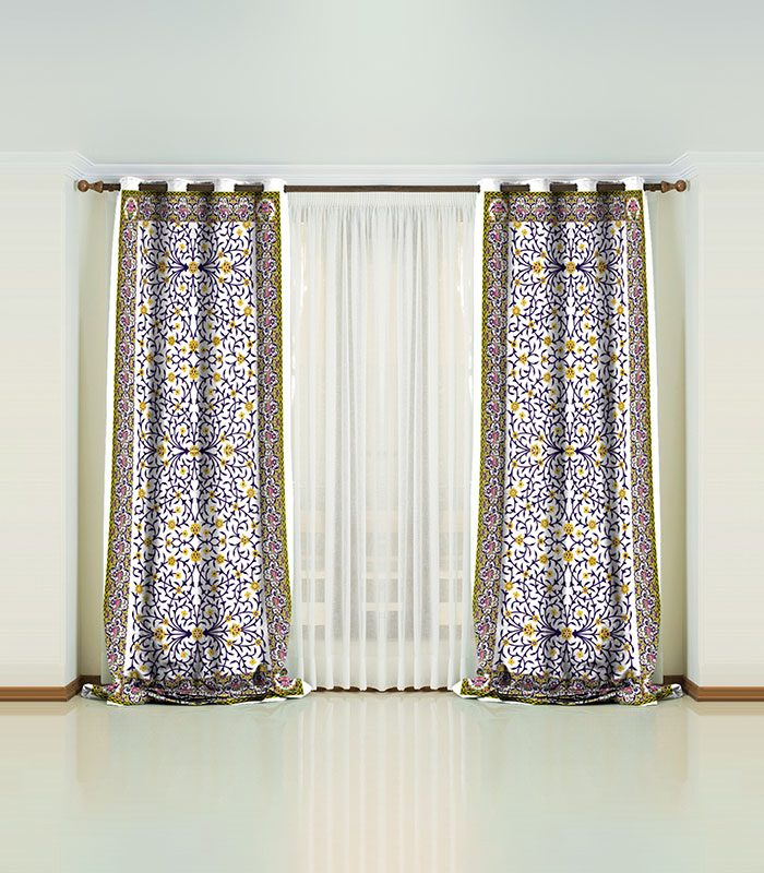 prnt-cur-galin-ver پنل دکور پرده طرح گلین عمودی - Image 1