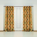 پنل دکور پرده طرح گلنار