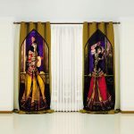 پنل دکور پرده طرح قاجار 2