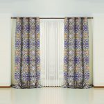 پنل دکور پرده طرح سور