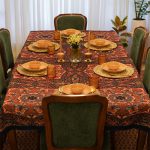 رومیزی مستطیلی طرح مارال