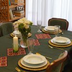 رومیزی مستطیلی طرح ترنج