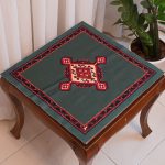 رومیزی مربعی طرح خضرا