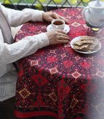 رومیزی دایره‌ای طرح نازفر - Image 2