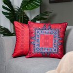 کاور کوسن مربعی طرح جیران قرمز