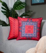 کاور کوسن مربعی طرح جیران قرمز
