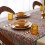 رومیزی مستطیلی طرح گلشن